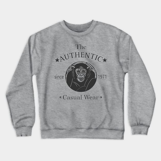 Chimp, The Authentic Casual Wear Crewneck Sweatshirt by LZenDesigns